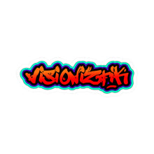 Load image into Gallery viewer, DVZ Visioniztik Vinyl Kiss-Cut Stickers