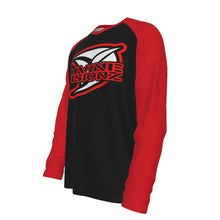 Load image into Gallery viewer, Divine Visionz Graphic Raglan Long Sleeve Tee