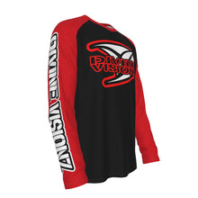 Load image into Gallery viewer, Divine Visionz Graphic Raglan Long Sleeve Tee