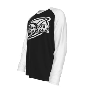 Divine Visionz Graphic Raglan Long Sleeve Tee