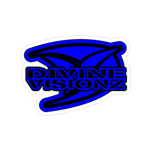Divine Visionz Transparent Outdoor Stickers, Die-Cut, 1pc