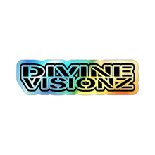 Load image into Gallery viewer, Divine Visionz Wordmark Holographic Die-cut Stickers