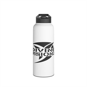 Divine Visionz Stainless Steel Water Bottle, Standard Lid