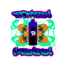 Load image into Gallery viewer, DVZ Bombin N Grindin Vinyl Kiss-Cut Stickers