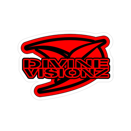 Divine Visionz Transparent Outdoor Stickers, Die-Cut, 1pc