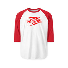 Load image into Gallery viewer, Divine Visionz 3/4 Raglan Sleeve Tee