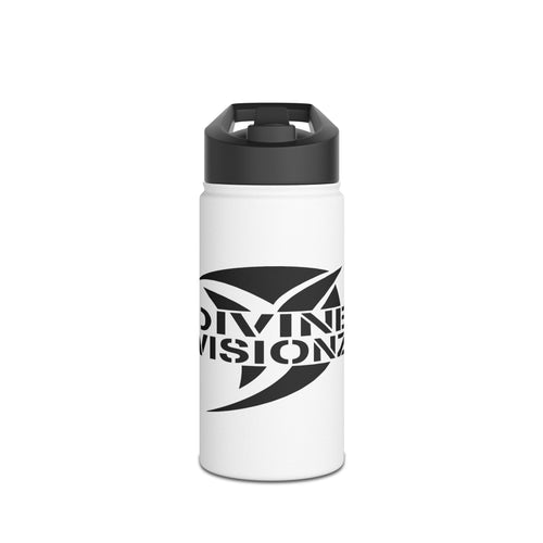 Divine Visionz Stainless Steel Water Bottle, Standard Lid