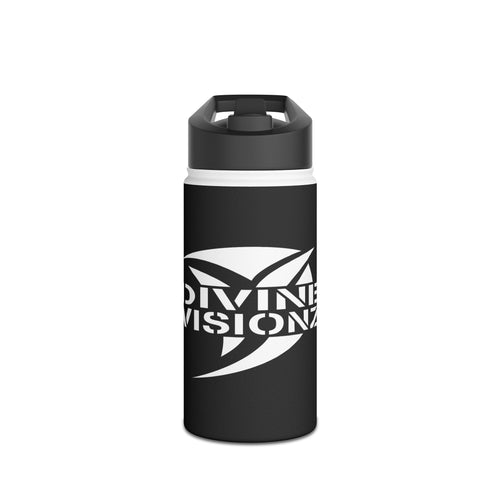 Divine Visionz Stainless Steel Water Bottle, Standard Lid