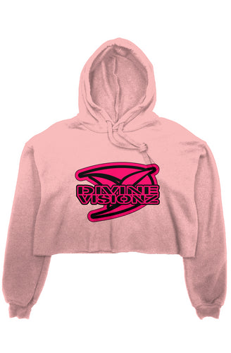Ladies DVZ Insignia Crop Fleece Hoodie