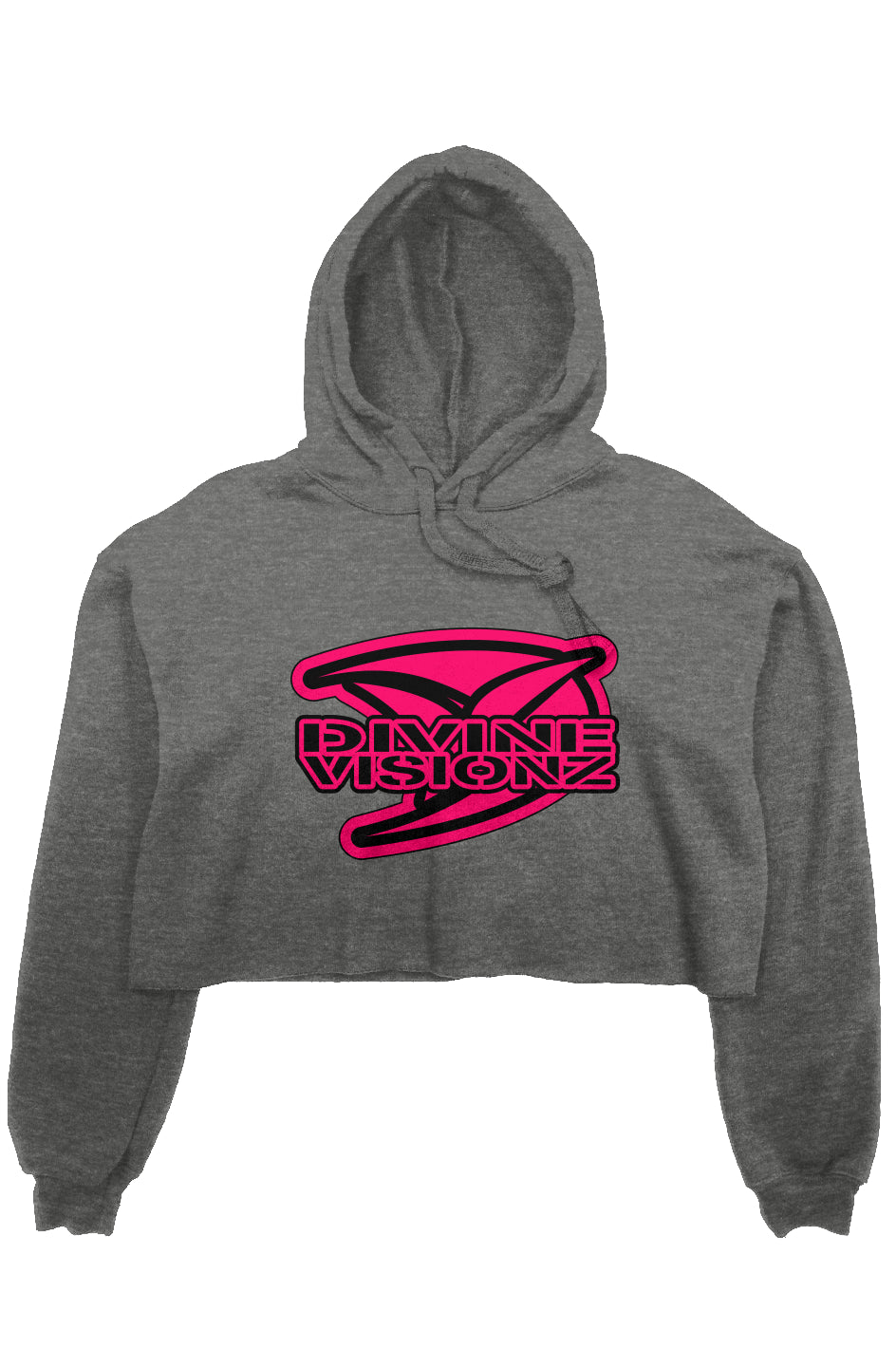 Ladies DVZ Insignia Crop Fleece Hoodie