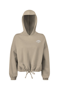 Ladies' DVZ Brand Cropped Hooded Sweatshirt