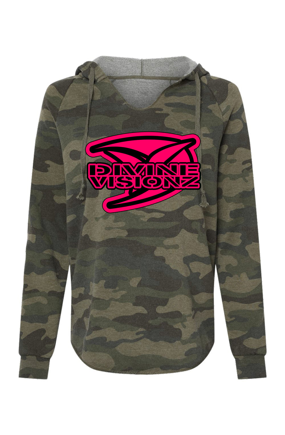 Ladies DVZ Insignia Lightweight Camo Hoodie
