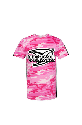 Divine Visionz Pink Woodland Camo Tee