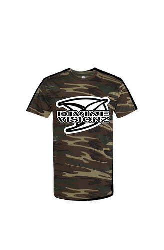 Divine Visionz Green Woodland Camo Tee