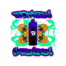 Load image into Gallery viewer, DVZ Bombin N Grindin Vinyl Kiss-Cut Stickers
