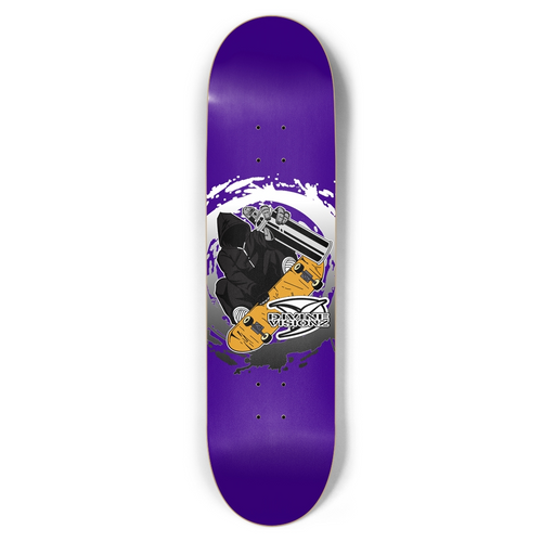 DVZ Visionz Graffiti Ollie Skateboard Deck