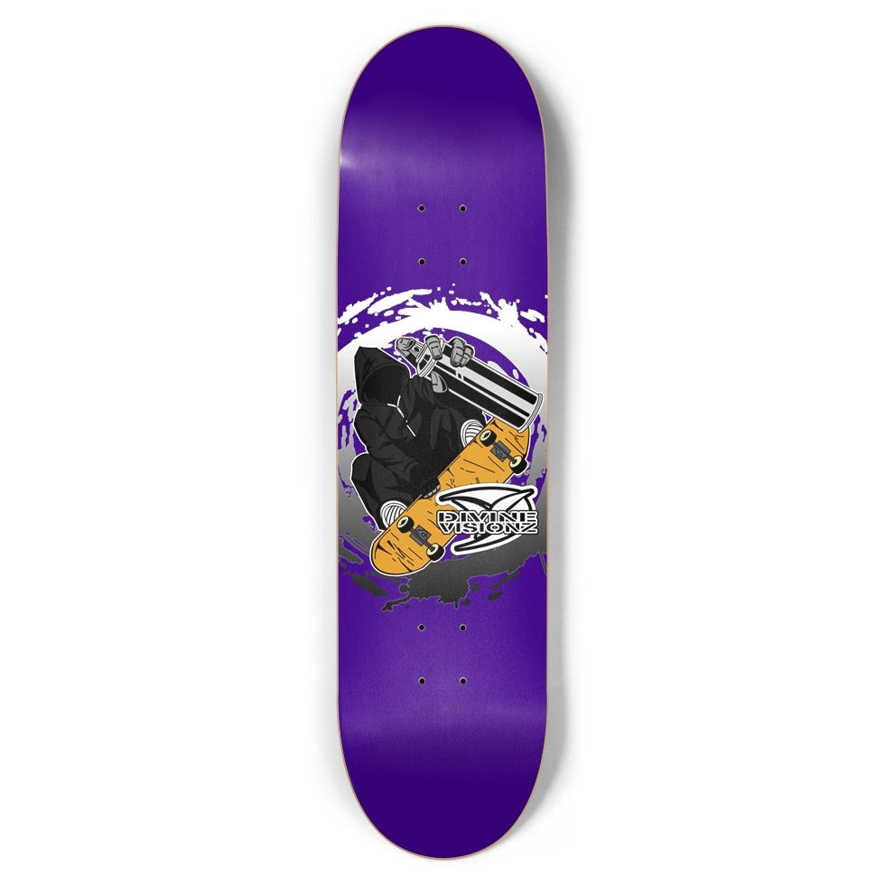 DVZ Visionz Graffiti Ollie Skateboard Deck