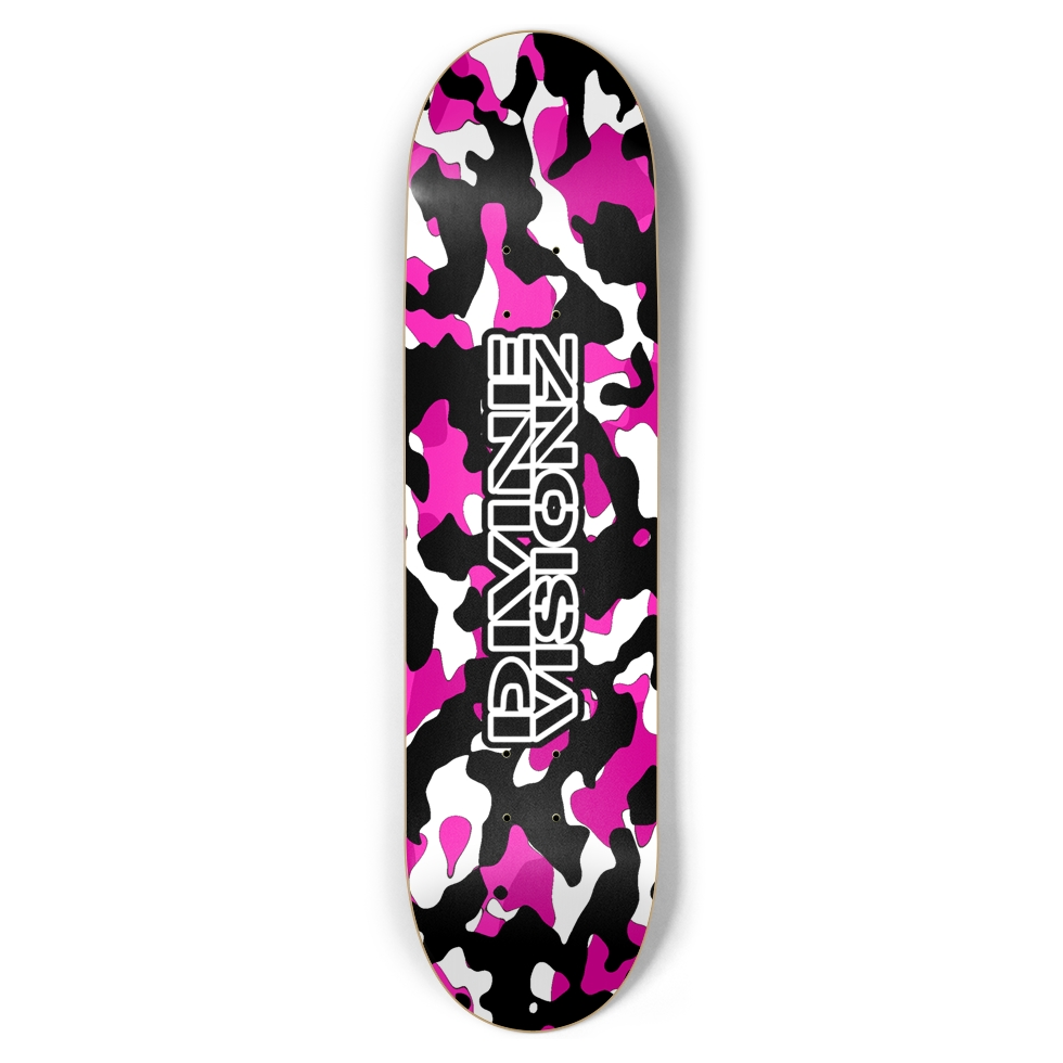 DVZ Wordmark Camo Skateboard Deck