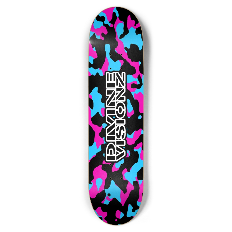 DVZ Wordmark Camo Skateboard Deck