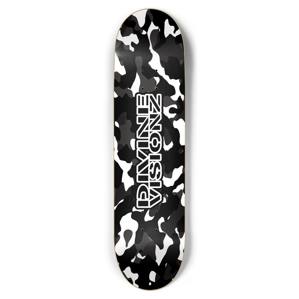 DVZ Wordmark Camo Skateboard Deck