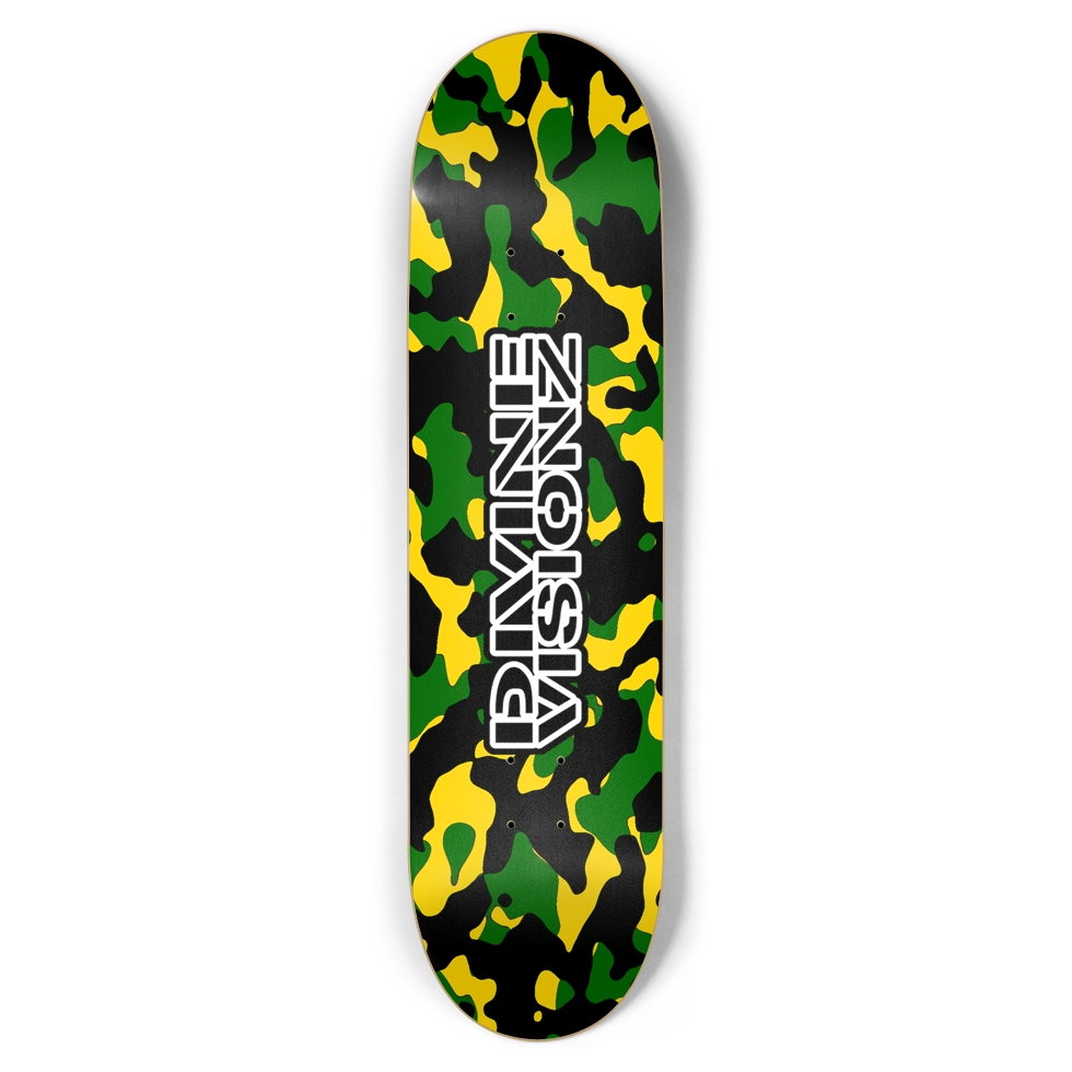 DVZ Wordmark Camo Skateboard Deck