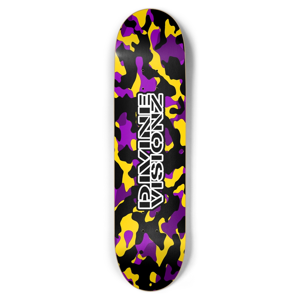 DVZ Wordmark Camo Skateboard Deck