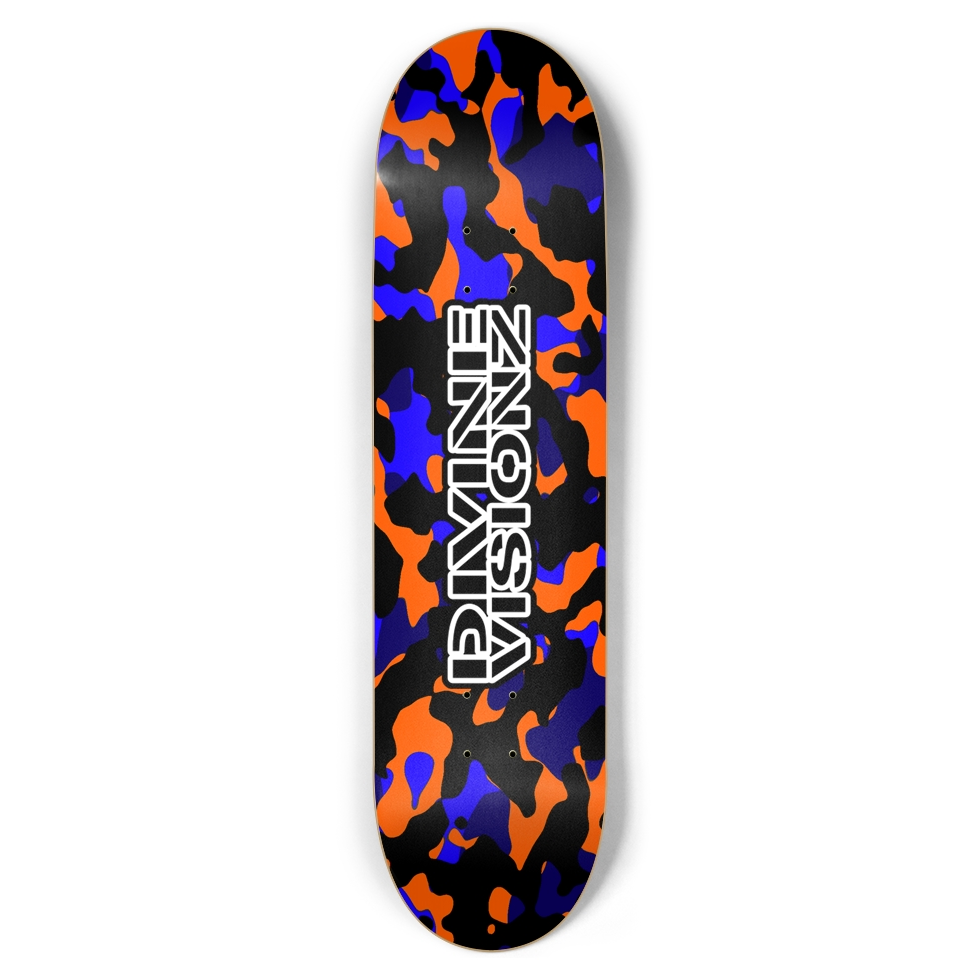 DVZ Wordmark Camo Skateboard Deck