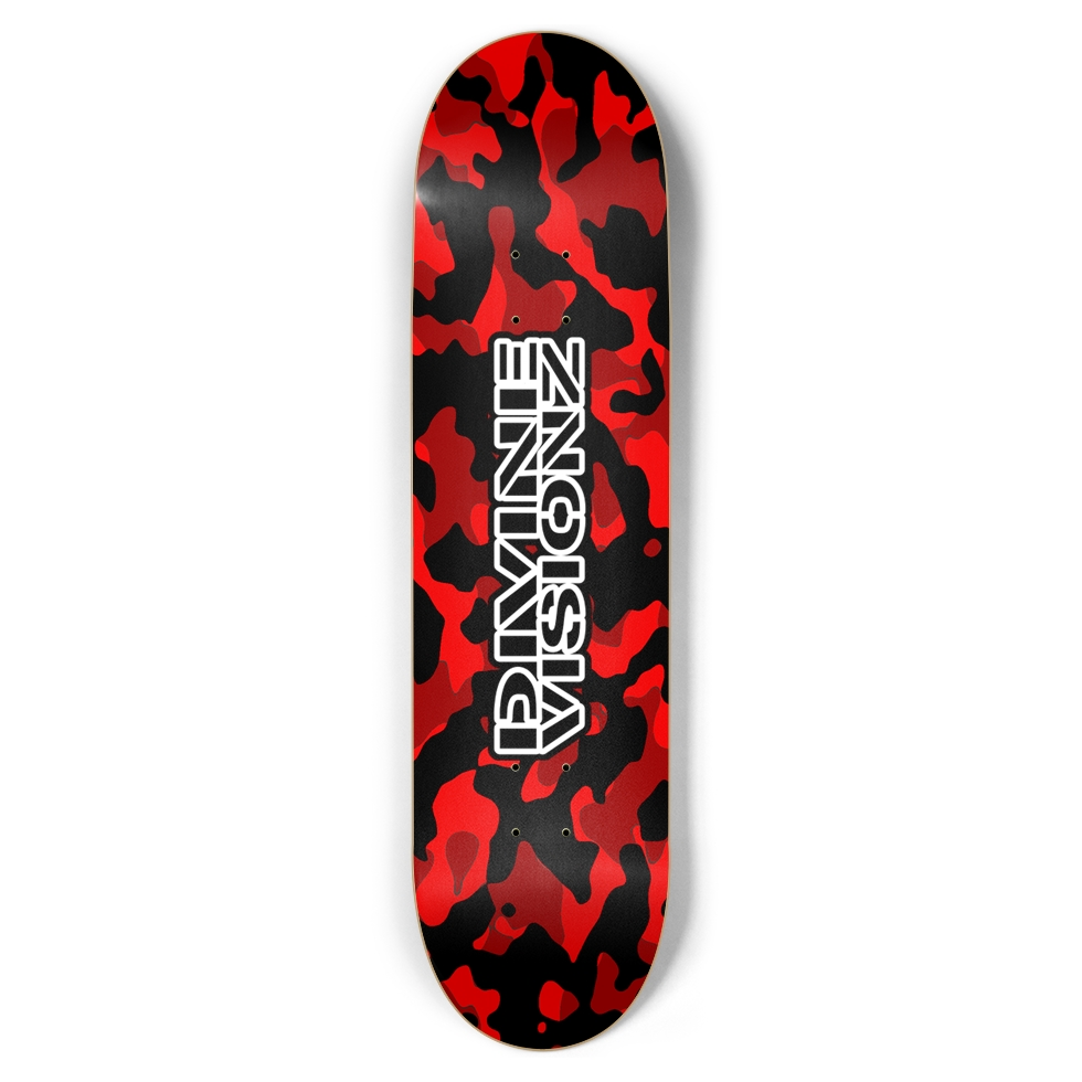 DVZ Wordmark Camo Skateboard Deck